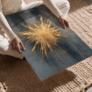 Radiant Golden Explosion