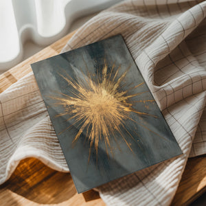 Radiant Golden Explosion