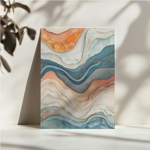 Flowing Mineral Strata