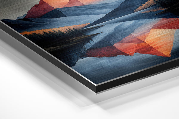 Mirrored Peaks Reflection