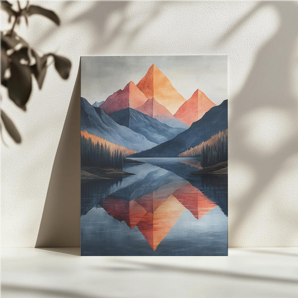 Mirrored Peaks Reflection