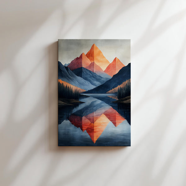 Mirrored Peaks Reflection