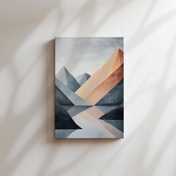 Minimalist Mountain Lake