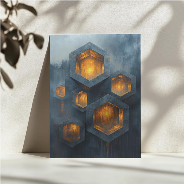 Illuminated Hexagonal Depth