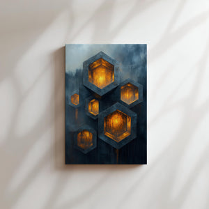 Illuminated Hexagonal Depth