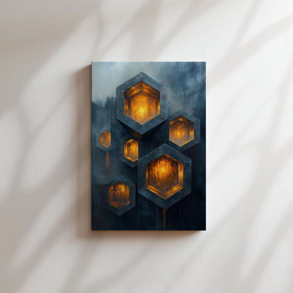 Illuminated Hexagonal Depth