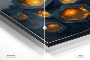 Illuminated Hexagonal Depth