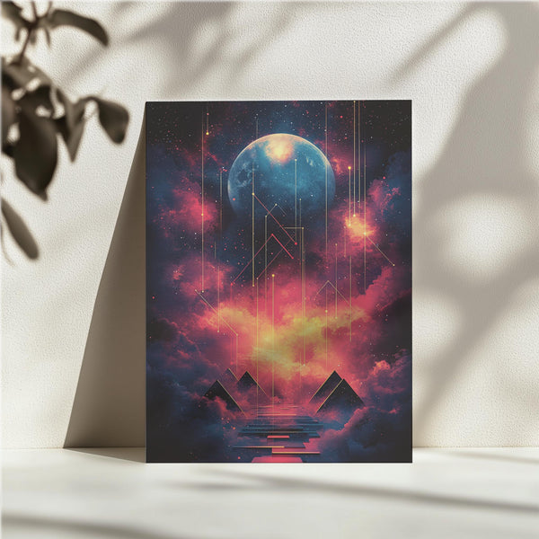 Cosmic Moon & Pyramid Path