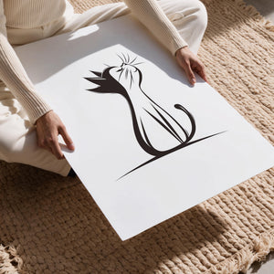 Elegant Cat Silhouette