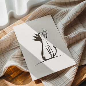 Elegant Cat Silhouette