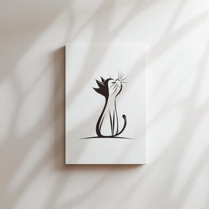 Elegant Cat Silhouette
