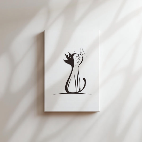 Elegant Cat Silhouette