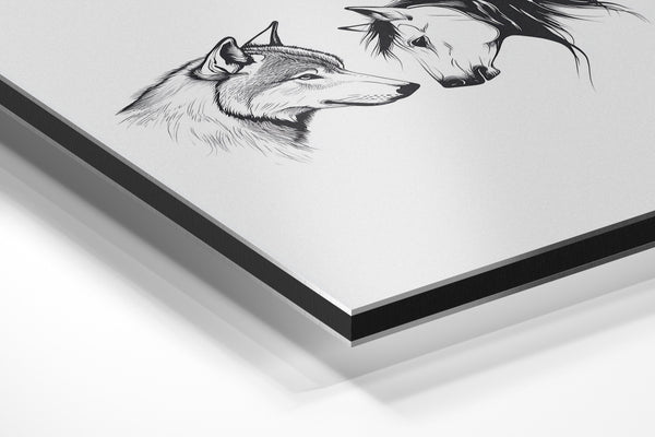 Wolf and Horse Gaze