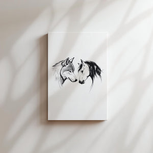 Wolf and Horse Gaze