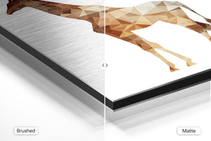 Geometric Giraffe Art