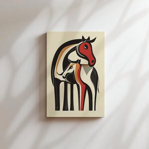 Abstract Horse Duo