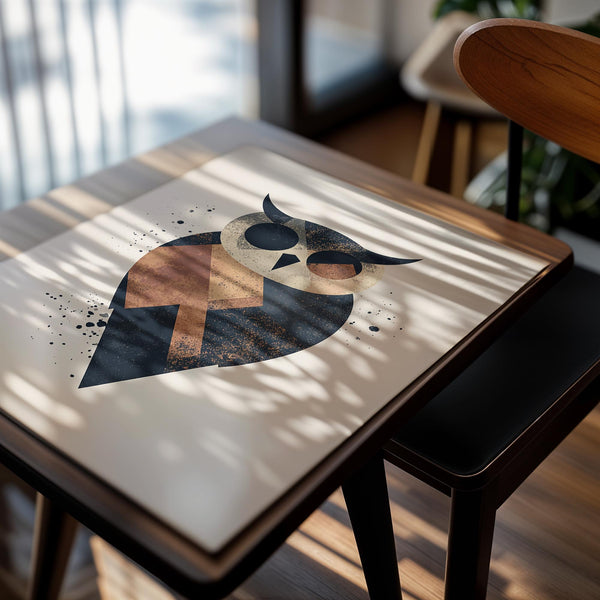 Geometric Owl Illustration