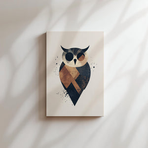 Geometric Owl Illustration