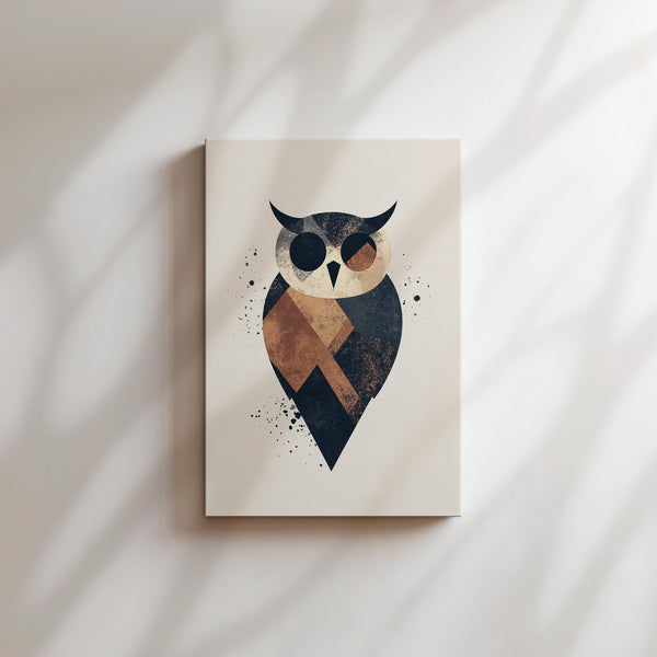 Geometric Owl Illustration