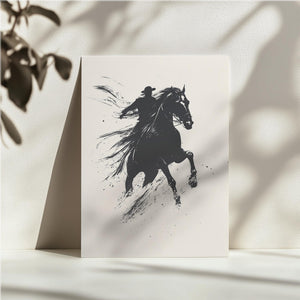 Wild Horse and Rider