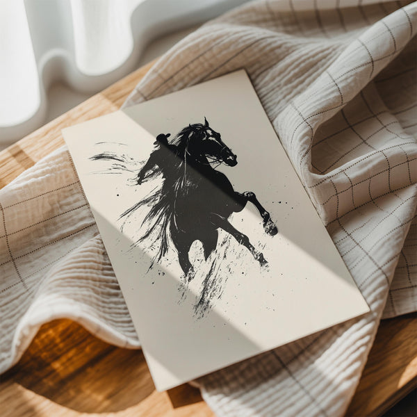 Wild Horse and Rider