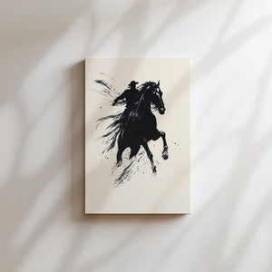 Wild Horse and Rider