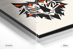 Geometric Tiger Face