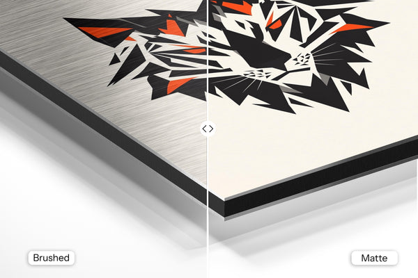 Geometric Tiger Face