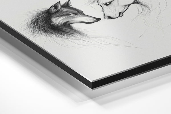 Wolf and Horse Sketch