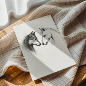 Wolf and Horse Sketch