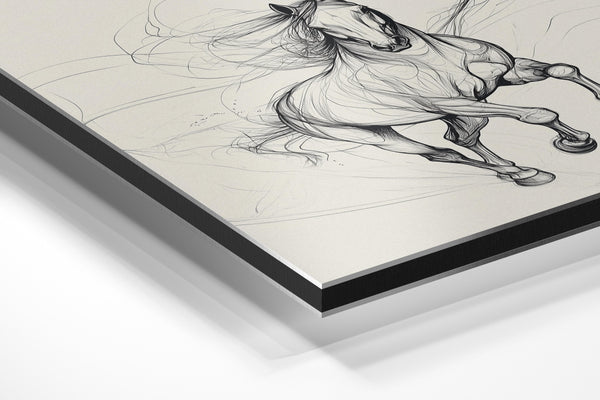 Flowing Horse Sketch