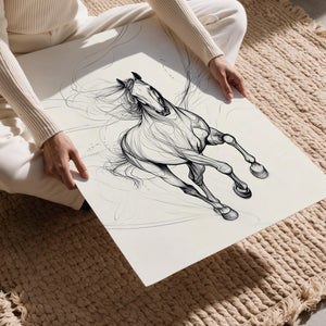 Flowing Horse Sketch