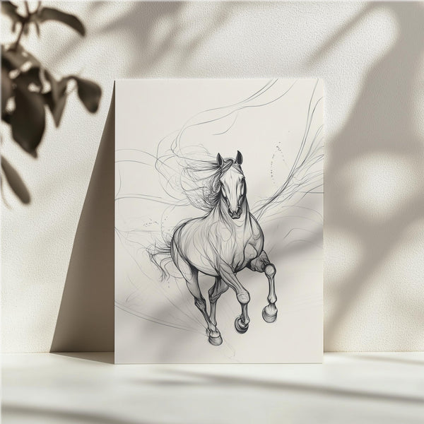 Flowing Horse Sketch