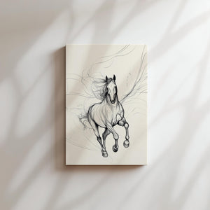 Flowing Horse Sketch