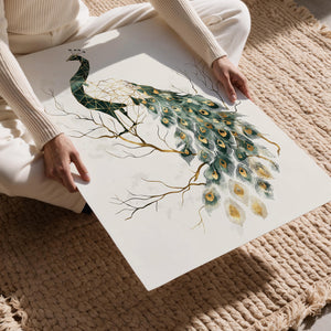 Abstract Peacock Beauty