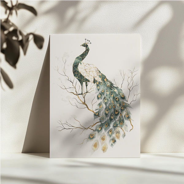 Abstract Peacock Beauty