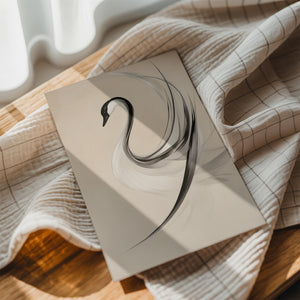 Elegant Swan in Motion