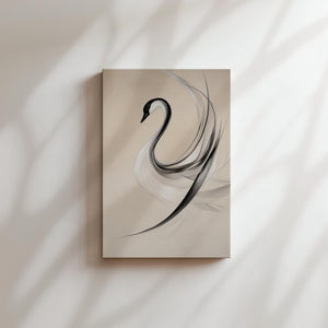 Elegant Swan in Motion