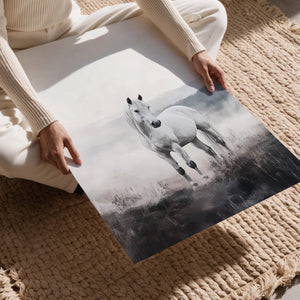 White Horse in Mist
