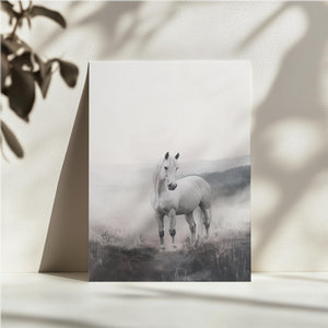 White Horse in Mist