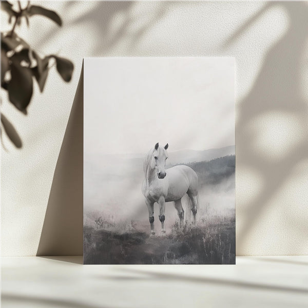 White Horse in Mist