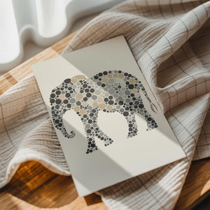 Dotted Elephant Art
