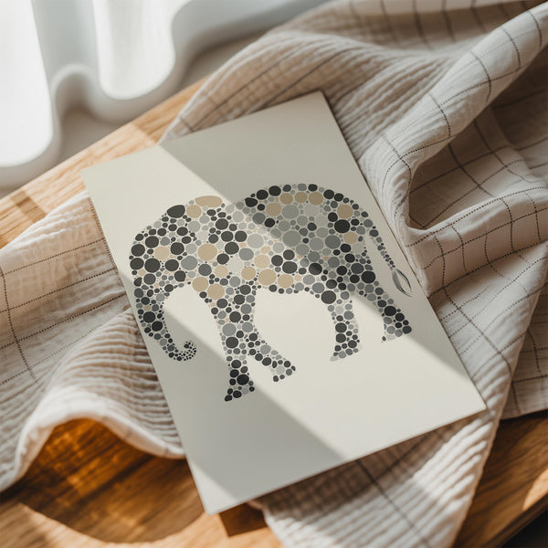 Dotted Elephant Art