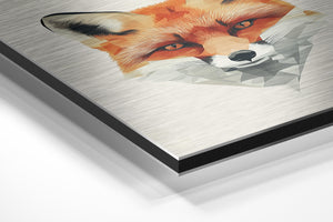 Geometric Fox Head