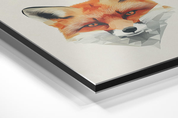 Geometric Fox Head