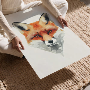 Geometric Fox Head