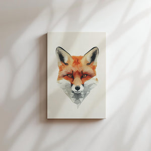 Geometric Fox Head