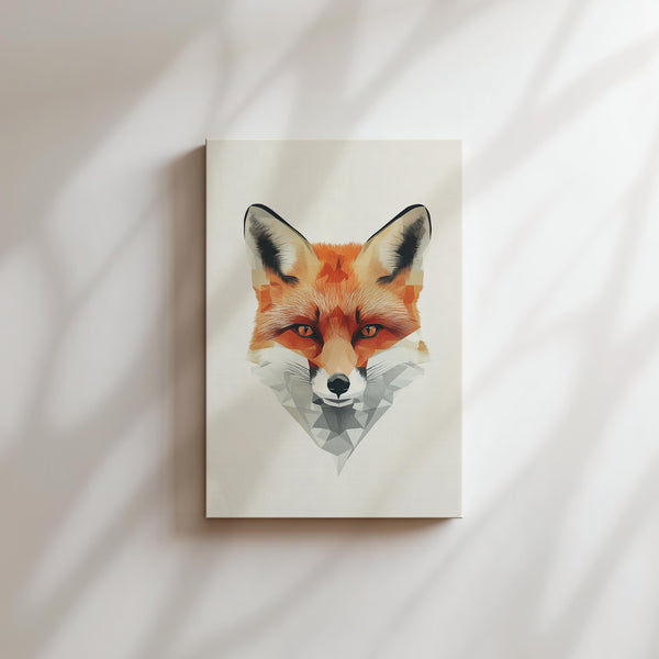 Geometric Fox Head