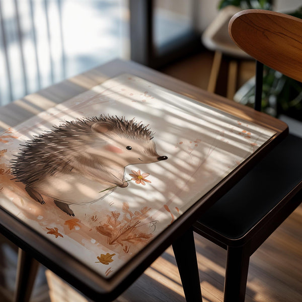 Hedgehog with Flower