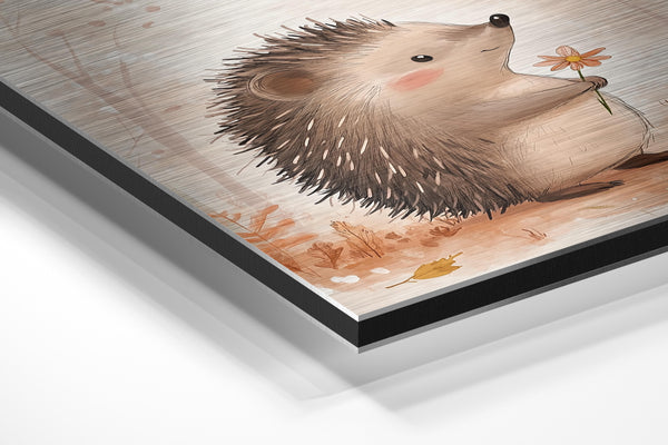 Hedgehog with Flower